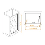 Душевая дверь RGW Passage 06082110-14 фото 5