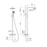 Душевая стойка TIMO Helmi SX-1170/00-16 фото 2