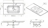 Раковина BelBagno Kraft 91 см LOV-900-LVB фото 3