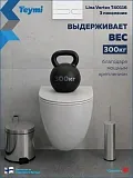 Унитаз подвесной Teymi Milana Vortex 3 W00743 подвесной безободковый с микролифтом фото 4