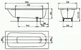 Стальная ванна Kaldewei Saniform Plus 371-1 170х73 112900013001 easy-clean фото 3