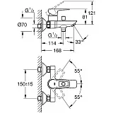 Смеситель Grohe BauLoop 23602001 для ванны с душем фото 5