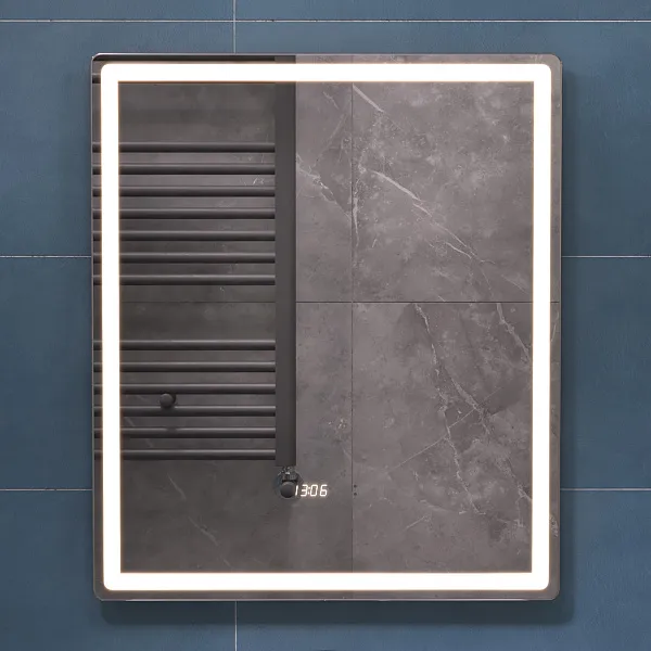 Зеркало Vigo Geometry Luxe 70x60 4630297361834 с подсветкой фото 1