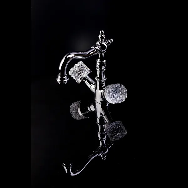 Смеситель для раковины Boheme Crystal 272-CRST фото 2