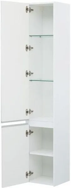 Шкаф-пенал Aquanet Гласс 35x180 249946 левый фото 3