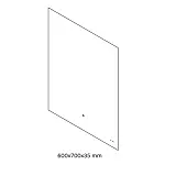 Зеркало AM.PM X-Joy 60x70 M85MOX10601S с подсветкой фото 10