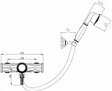 Смеситель ZorG Antic A 120 DK-BR для душа фото 2