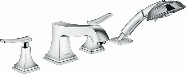 Смеситель Hansgrohe Metropol Classic 31441000 на борт ванны фото 1