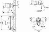 Смеситель Bravat Loop F9124182CP-01-RUS для душа фото 2