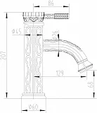 Смеситель Lemark Jasmine LM6606ORB для раковины фото 2