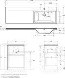 Мебель для ванной BelBagno Kraft-LVD 120 напольная правая pino pasadena фото 16