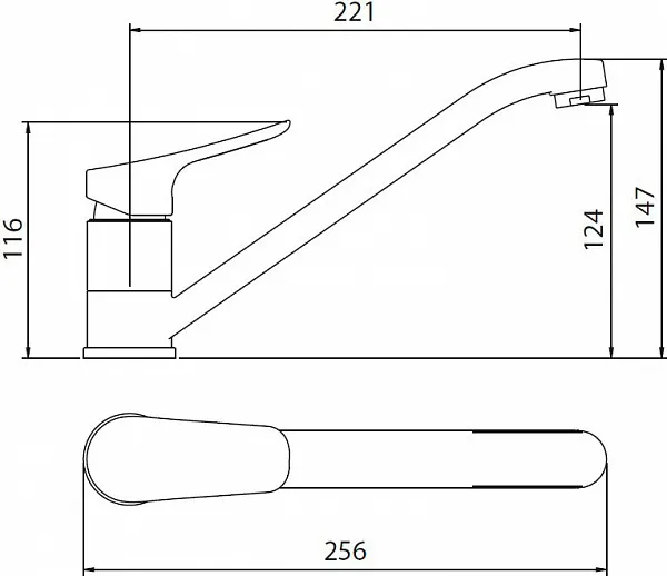 Смеситель Damixa Scandi Pin HFSN00064 для кухонной мойки фото 2