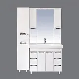 Зеркало-шкаф Misty София 119x116 П-Соф02120-011Св с подсветкой фото 1