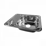 Кухонная мойка Iddis Basic 65 R Полированный хром фото 2