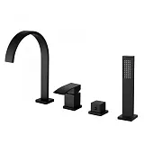 Смеситель на борт ванны ABBER Wasserfall AF8613B фото 1