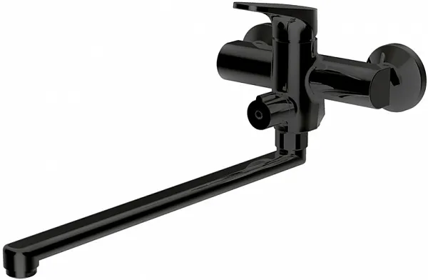 Смеситель Bravat Eler Black F6191238BM-01L-RUS универсальный фото 1