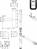 Вентиль Hansgrohe 13954000 с кожухом фото 2