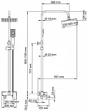 Душевая стойка WasserKRAFT A17701 фото 11