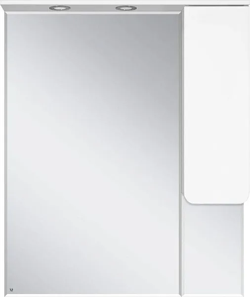 Зеркало Misty Чегет 82x100 П-Чег-02085-01П правое с подсветкой фото 1