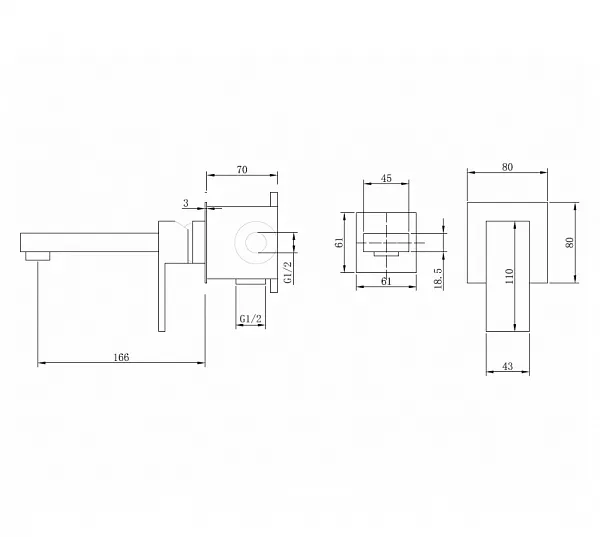 Смеситель для раковины ABBER Daheim AF8212W фото 4