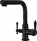 Смеситель ZorG Sanitary ZR 313 YF-33 BLACK для кухонной мойки фото 1