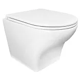 Унитаз Azario Porta AZ-0064 подвесной безободковый с сиденьем микролифт фото 1