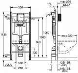 Инсталляция для унитаза Grohe Rapid SL 38971000 фото 2