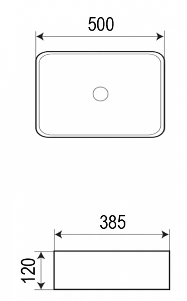 Раковина Azario 50 см AZ-2242 фото 2