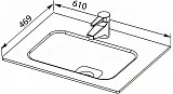 Раковина-столешница Aquanet Бостон 61 см 258285 фото 2