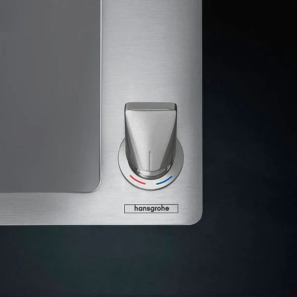 Кухонная мойка Hansgrohe C71-F655-09 со смесителем Нержавеющая сталь фото 2