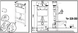 Унитаз с инсталляцией и кнопкой смыва Roca Meridian 893104110 фото 3