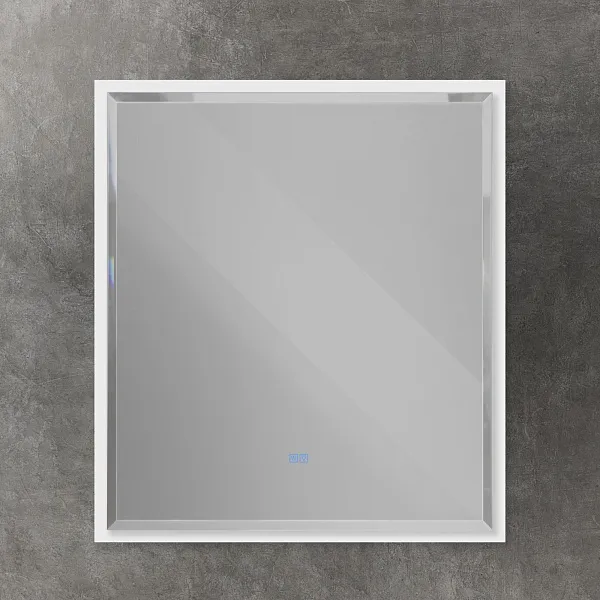 Зеркало Cezares Interni 100x90 CZR-SPC-INT-1000-900-LED-TCH-WARM-BL с подсветкой Bianco Lucido фото 2