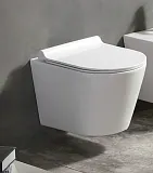 Унитаз Azario Nova AZ2217 подвесной безободковый с микролифтом фото 2