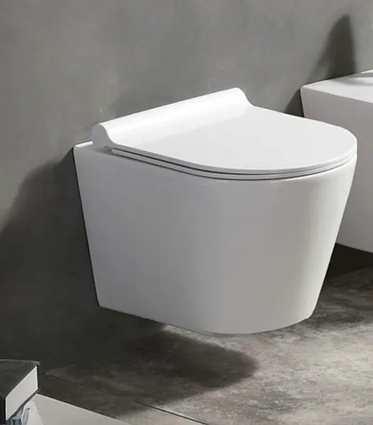 Унитаз Azario Nova AZ2217 подвесной безободковый с микролифтом фото 2