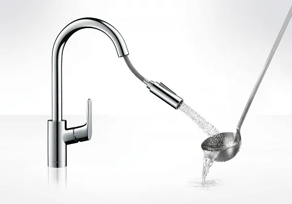Смеситель Hansgrohe Focus M41 31815000 для кухонной мойки фото 2