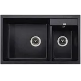 Кухонная мойка Kaiser KG2M-8050-BP Black Pearl фото 1