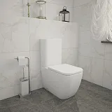 Унитаз-компакт Lavinia Boho One 3302001P напольный безободковый с микролифтом фото 5