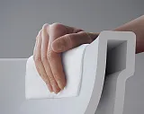 Унитаз-компакт VitrA Sento 9830B003-7204 напольный безободковый с микролифтом фото 4