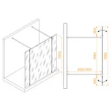 Душевая перегородка RGW Walk In 351005243-15 фото 1