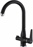 Смеситель Steel Hammer SH 910 BLACK CR для кухонной мойки фото 1