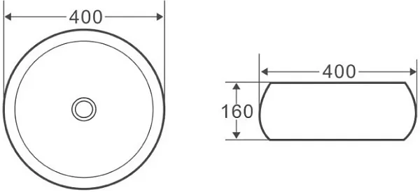 Раковина BelBagno 40 см BB1065 фото 3