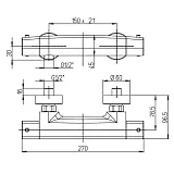 Смеситель для душа PAINI Nove 09CR511TH фото 3