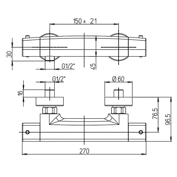 Смеситель для душа PAINI Nove 09CR511TH фото 3