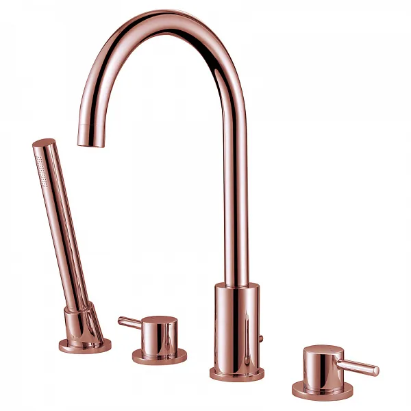 Смеситель на борт ванны ABBER Wasser Kreis AF8113RG фото 1