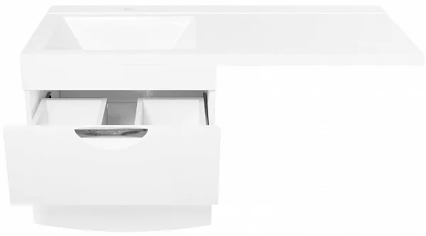 Тумба с раковиной Style Line Жасмин-2 120 подвесная левая фото 2