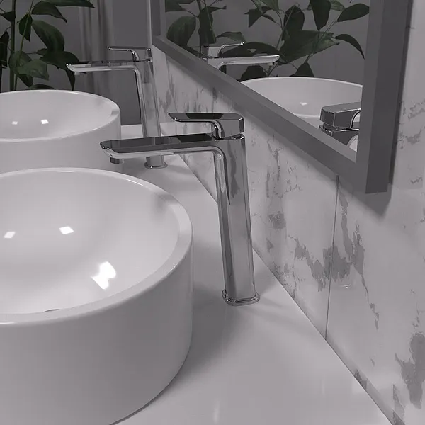 Смеситель для раковины PAINI Nove 09CR205LL фото 5