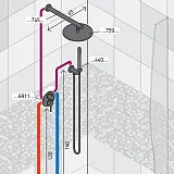 Душевой комплект PAINI Viva Style P4YOSET26911SH фото 5