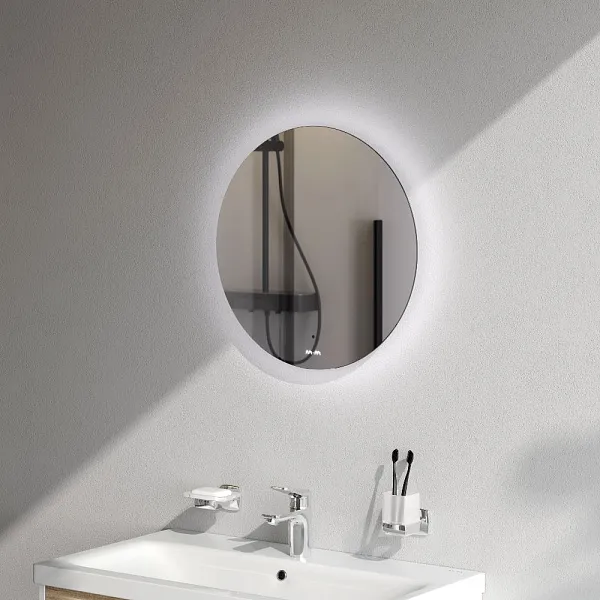 Зеркало AM.PM X-Joy 50x50 M85MOX40501S с подсветкой фото 4