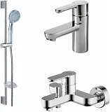 Комплект смесителей Bravat Stream F00310C 3 в 1 фото 1
