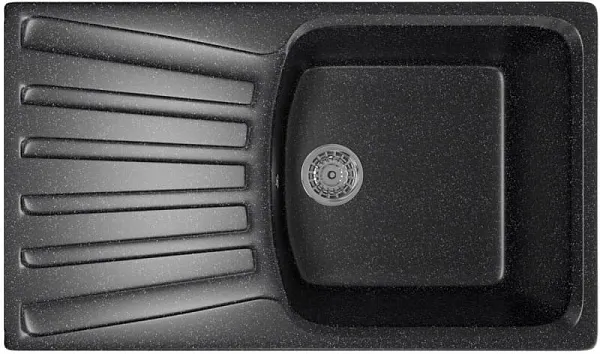 Кухонная мойка Mixline ML-GM20-308 Черная 525159 фото 3